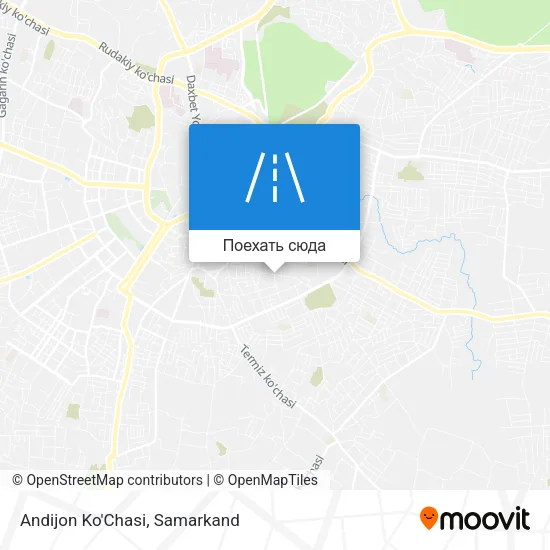 Карта Andijon Ko'Chasi