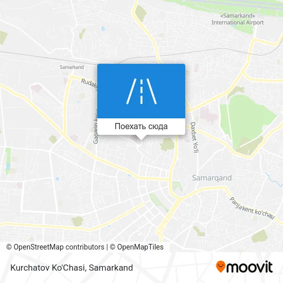 Карта Kurchatov Ko'Chasi