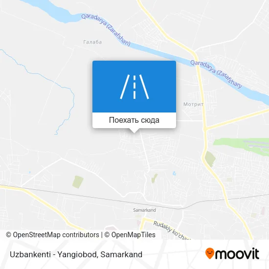 Карта Uzbankenti - Yangiobod