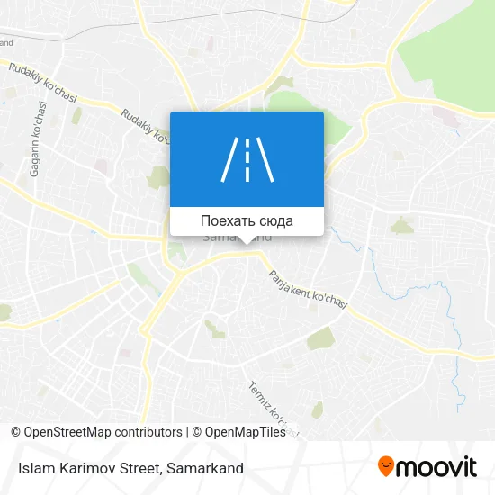 Карта Islam Karimov Street