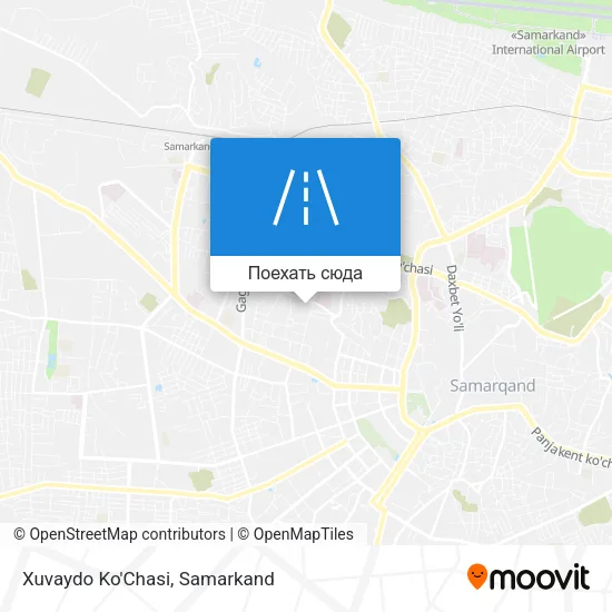 Карта Xuvaydo Ko'Chasi
