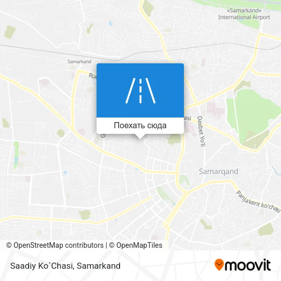 Карта Saadiy Ko`Chasi
