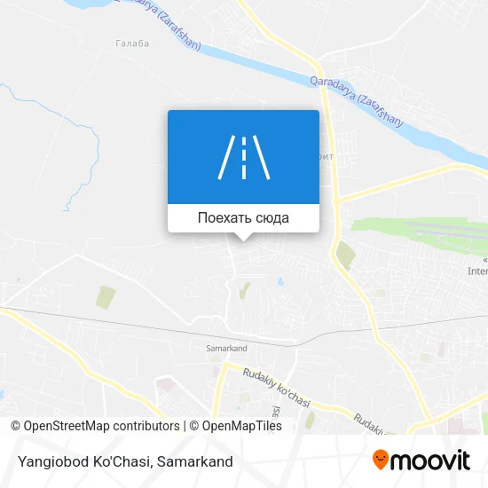 Карта Yangiobod Ko'Chasi