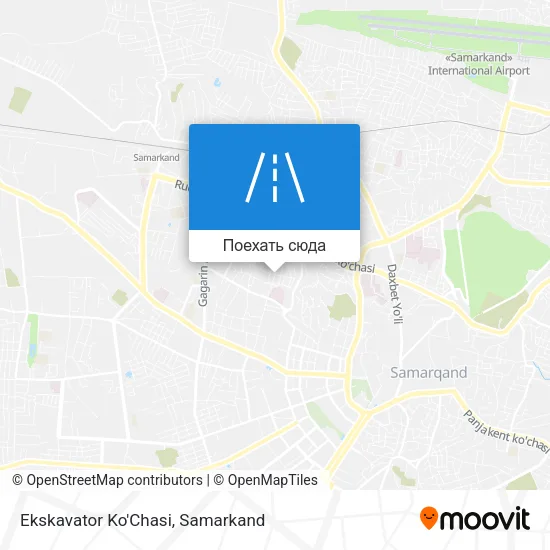 Карта Ekskavator Ko'Chasi