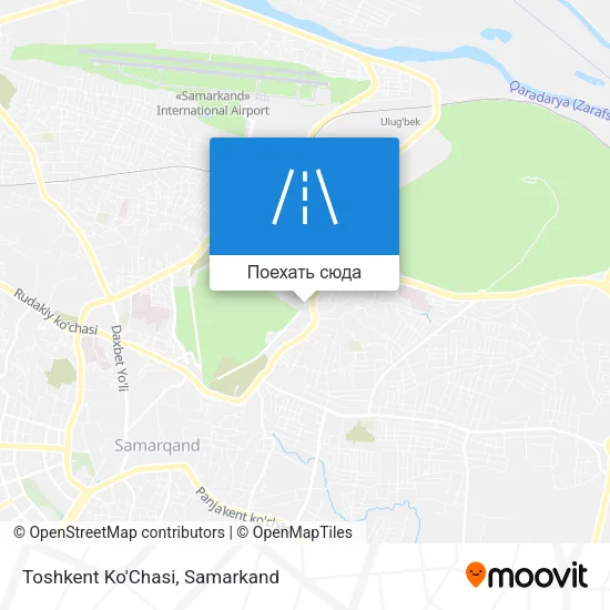 Карта Toshkent Ko'Chasi