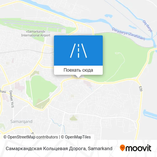 Карта Самаркандская Кольцевая Дорога