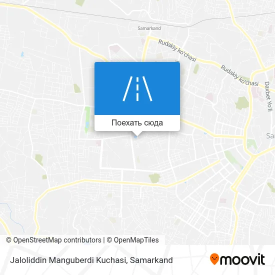 Карта Jaloliddin Manguberdi Kuchasi
