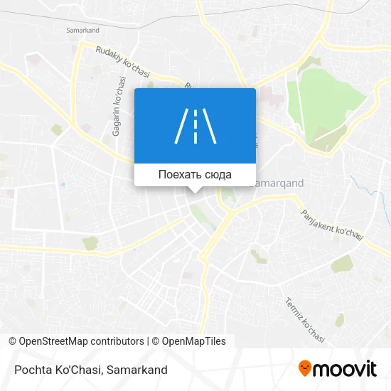 Карта Pochta Ko'Chasi