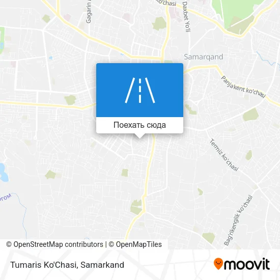 Карта Tumaris Ko'Chasi