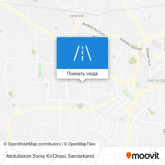 Карта Abdullaxon Soniy Ko'Chasi