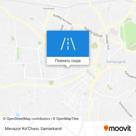 Карта Mevazor Ko''Chasi