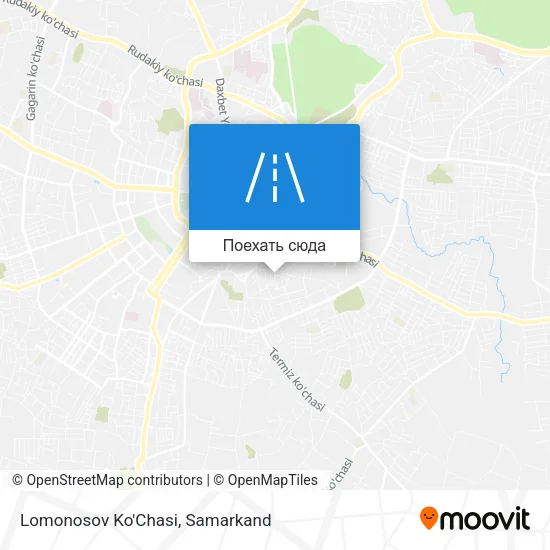 Карта Lomonosov Ko'Chasi