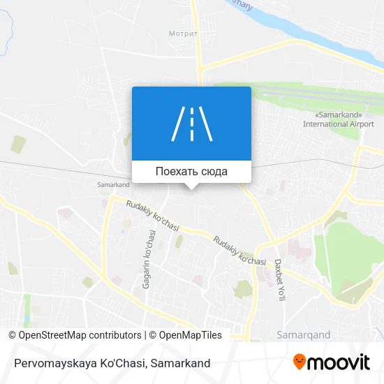 Карта Pervomayskaya Ko'Chasi