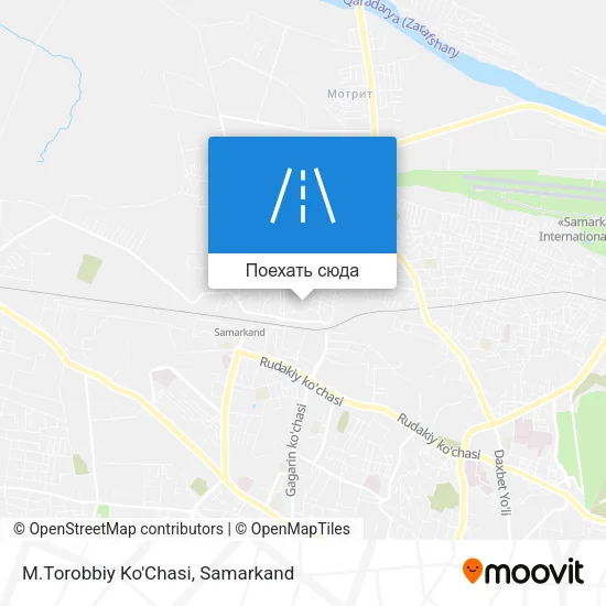 Карта M.Torobbiy Ko'Chasi