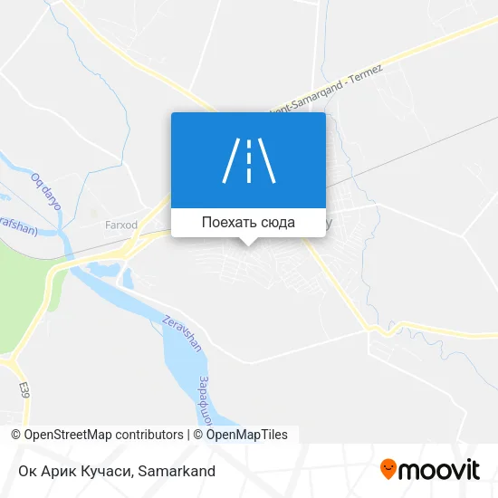 Карта Ок Арик Кучаси