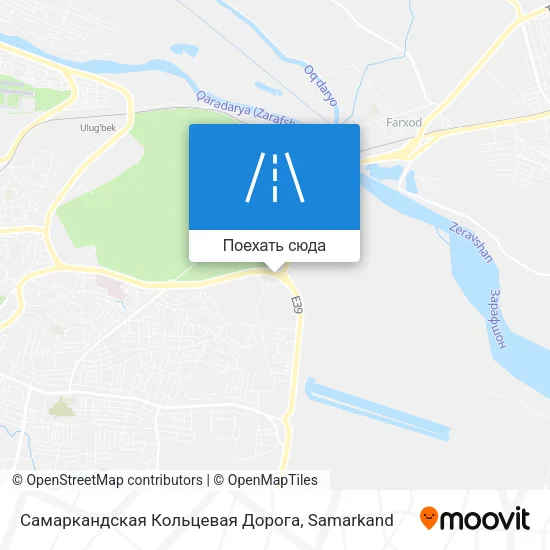 Карта Самаркандская Кольцевая Дорога