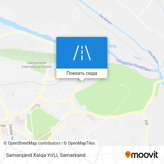 Карта Samarqand Xalqa Yo'Li