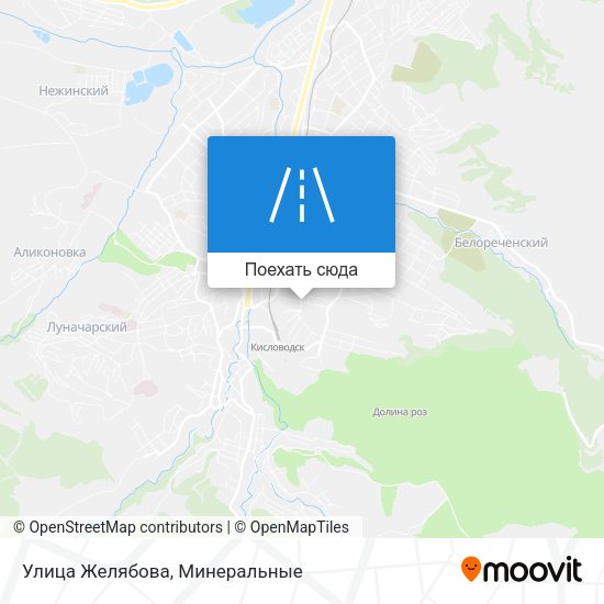 Карта Улица Желябова