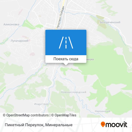 Карта Пикетный Переулок