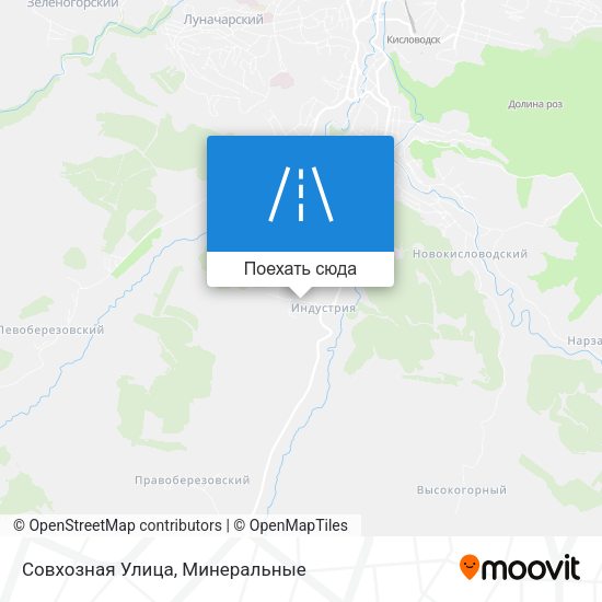 Карта Совхозная Улица