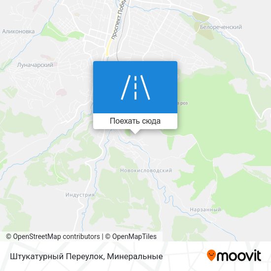 Карта Штукатурный Переулок