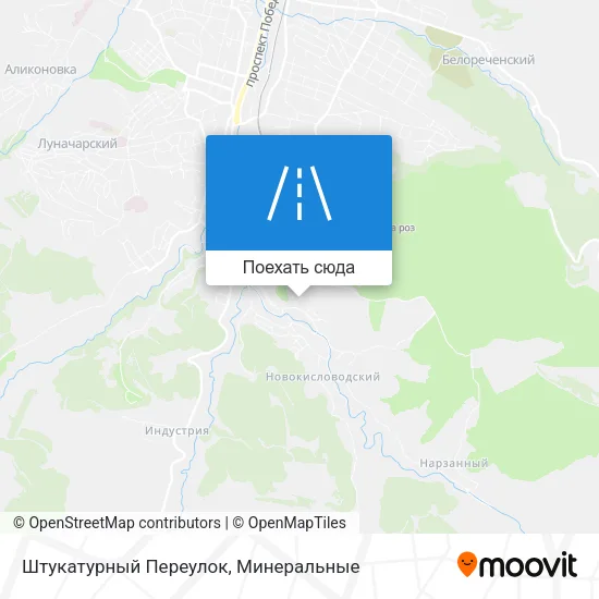 Карта Штукатурный Переулок