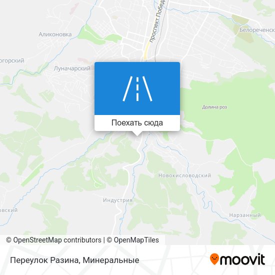 Карта Переулок Разина