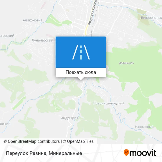 Карта Переулок Разина