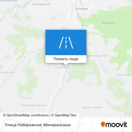 Карта Улица Набережная