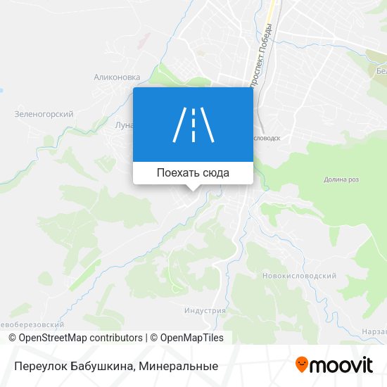 Карта Переулок Бабушкина