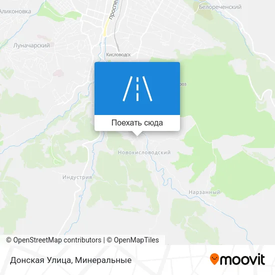 Карта Донская Улица