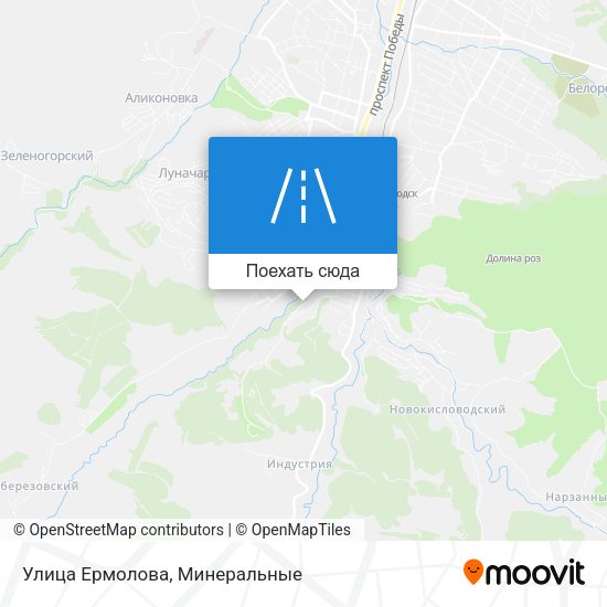 Карта Улица Ермолова