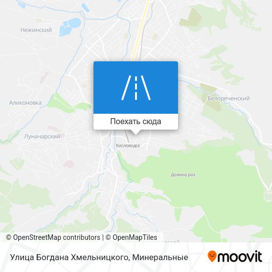 Карта Улица Богдана Хмельницкого