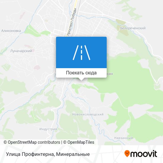 Карта Улица Профинтерна