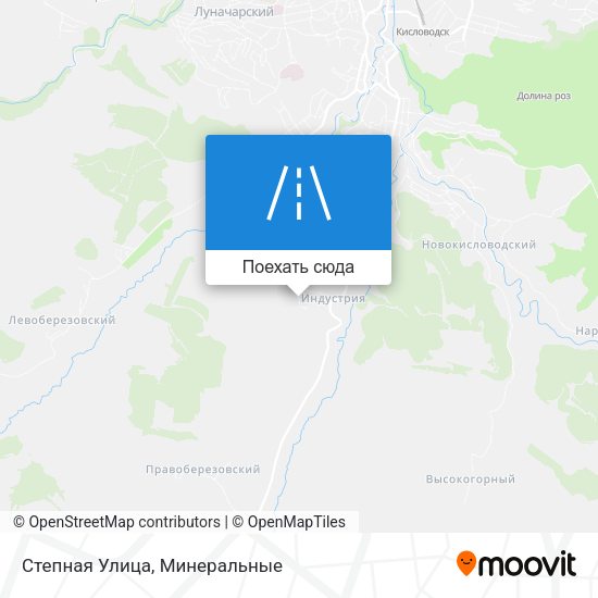 Карта Степная Улица