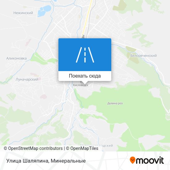 Карта Улица Шаляпина