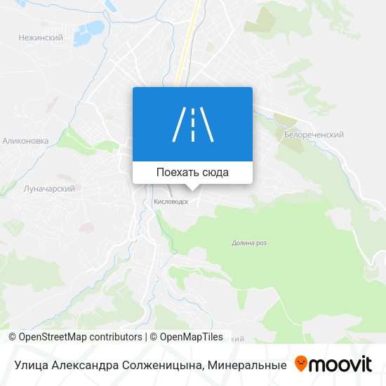 Карта Улица Александра Солженицына