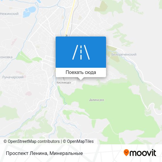 Карта Проспект Ленина