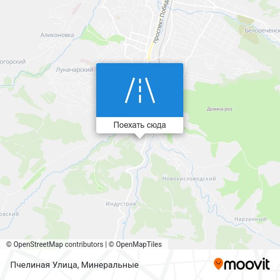 Карта Пчелиная Улица
