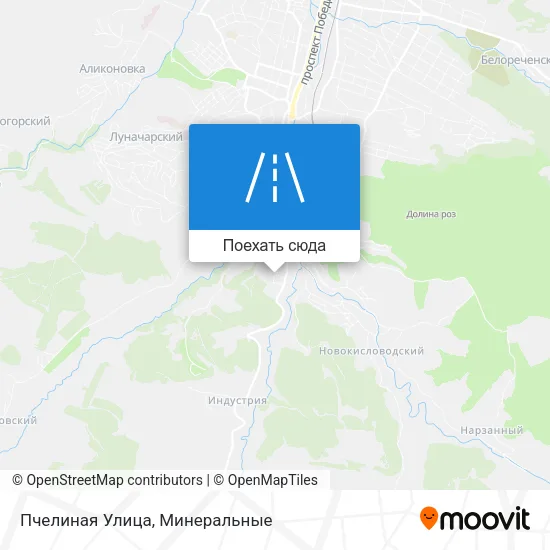Карта Пчелиная Улица