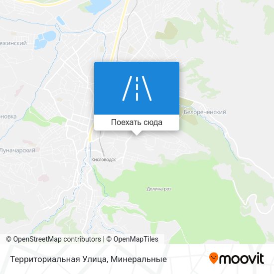Карта Территориальная Улица