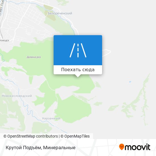 Карта Крутой Подъём