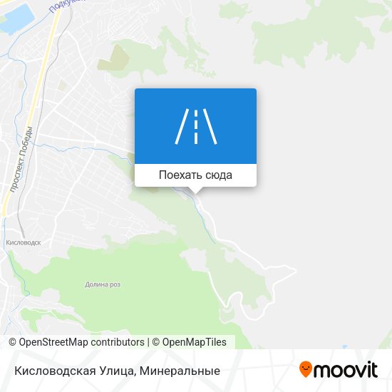 Карта Кисловодская Улица