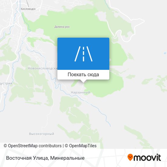 Карта Восточная Улица