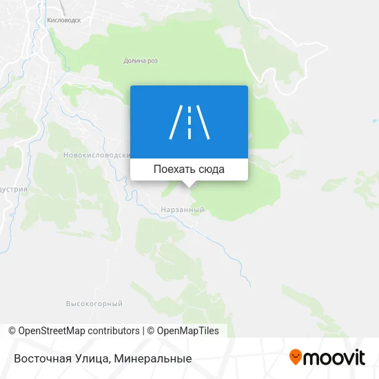 Карта Восточная Улица