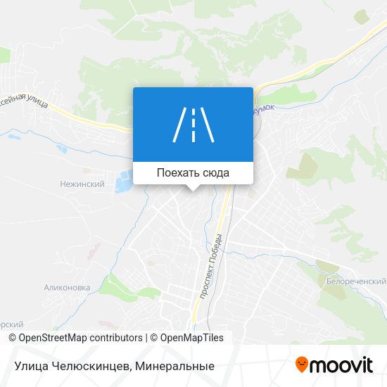 Карта Улица Челюскинцев