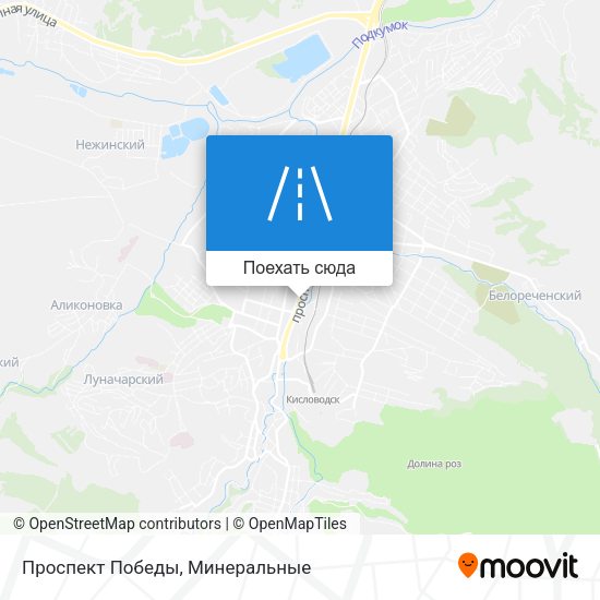 Карта Проспект Победы