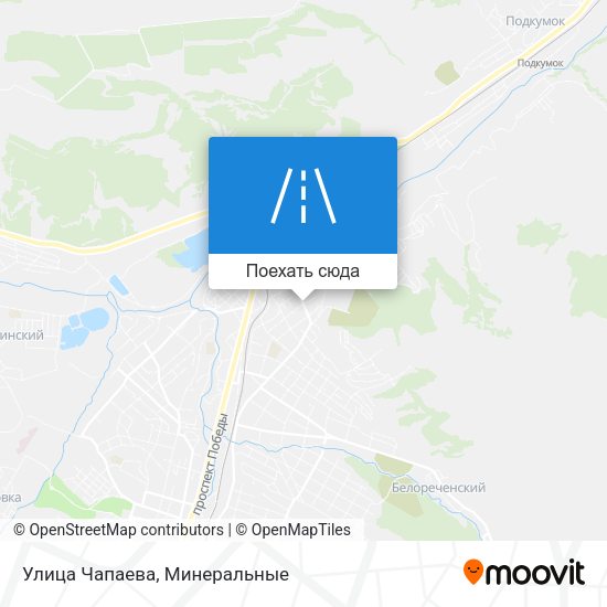 Карта Улица Чапаева