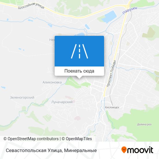 Карта Севастопольская Улица