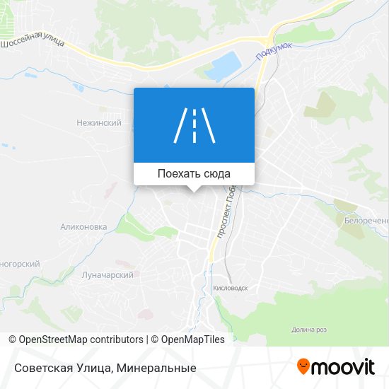 Карта Советская Улица